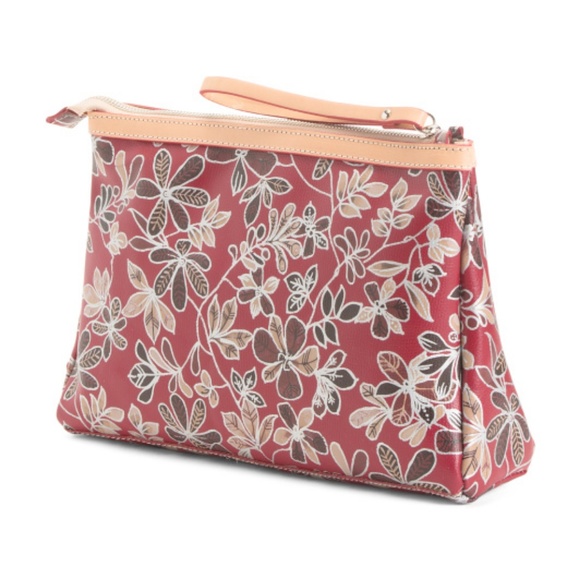 CAVALCANTI Collection Leather Clutch Case Multi - Picture 2 of 4